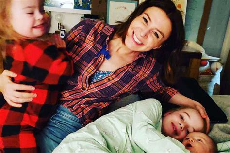 Caterina Scorsone e i suoi figli