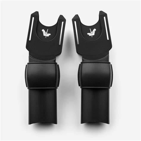 Close-up of a Bugaboo car seat adapter