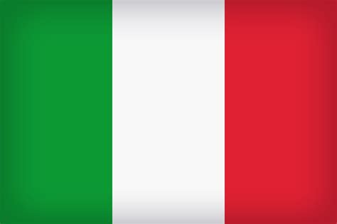 Italian flag or quality certification logo