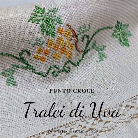 esempio di rovescio di un ricamo a punto croce eseguito a regola d'arte