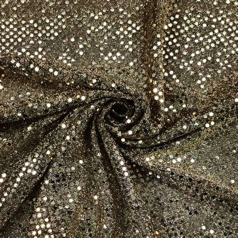 Tessuto paillettes oro per abiti da festa