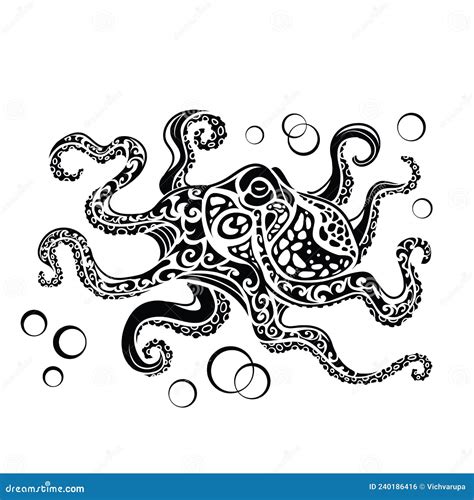 Illustrazione di un polpo stilizzato con un biberon
