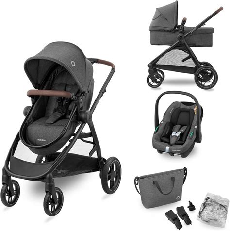 Dettagli ravvicinati della seduta 2 in 1 del passeggino Zelia Select