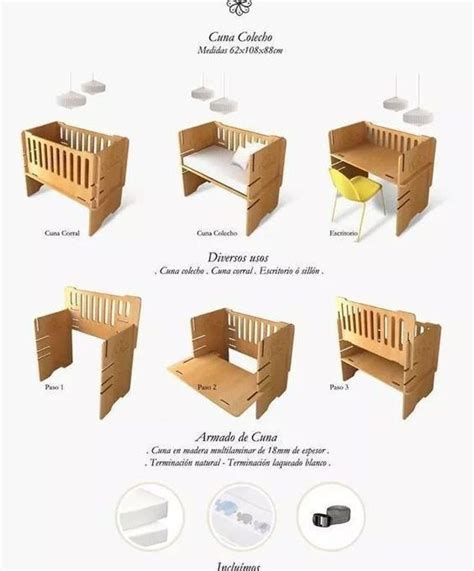 Esempio di culla fai da te in legno con sistema ad incastro