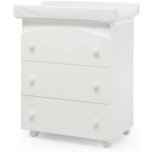 Dettaglio di design del fasciatoio Erbesi Charly in un ambiente domestico moderno