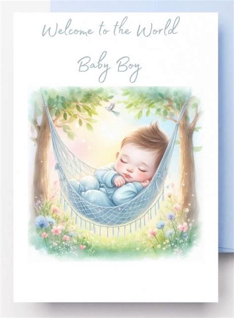 biglietto di auguri per neonato con parole affettuose