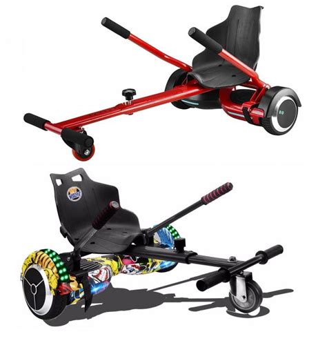 Hoverboard con seggiolino in azione
