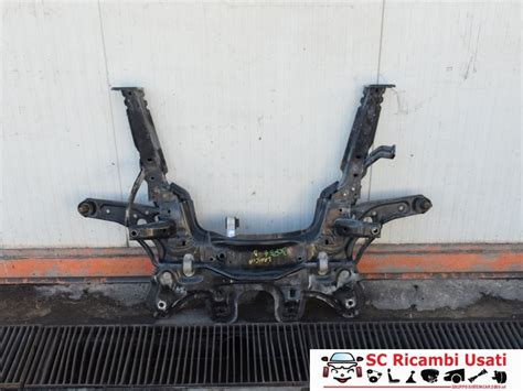 schema tecnico di una culla motore anteriore per veicoli Renault