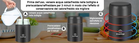 illustrazione di un thermos per alimenti per neonati con biberon e latte in polvere