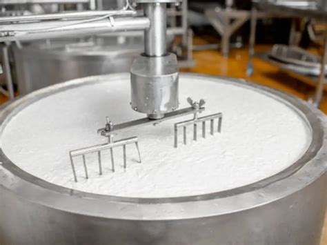 rappresentazione stilizzata del processo di essiccazione del latte in polvere