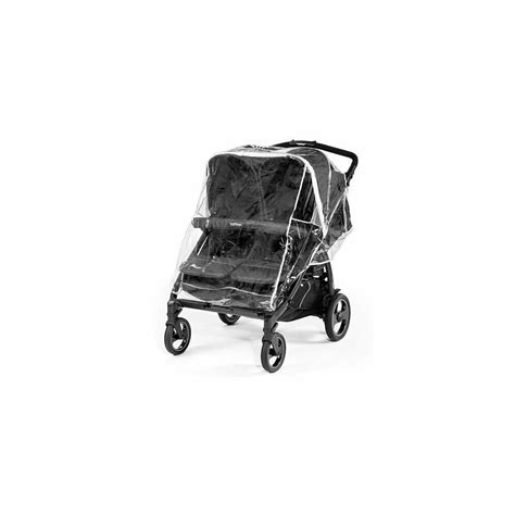 Immagine di un parapioggia Peg Perego piegato e riposto nella sua custodia