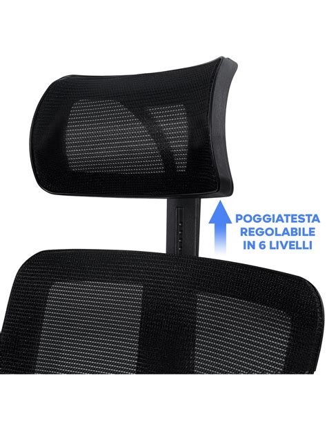 dettaglio del poggiatesta regolabile