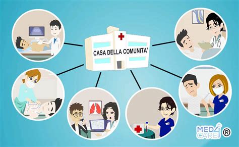 Edificio moderno di una Casa della Comunità nel contesto rurale dell'Appennino