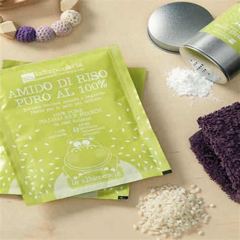 Packaging amido di riso puro e spargi-amido