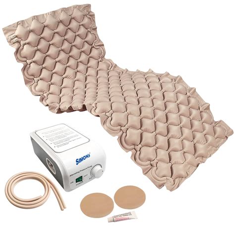 Crib with an anti-decubitus air mattress
