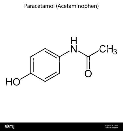Molecola di Paracetamolo