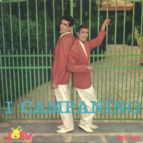 Copertina vintage di un EP dei Campanino con grafica tipica degli anni '50