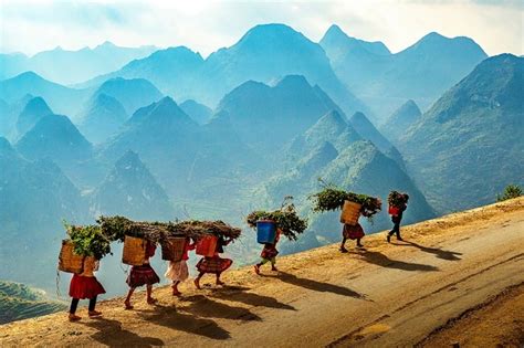 Paesaggio montano della regione di Ha Giang