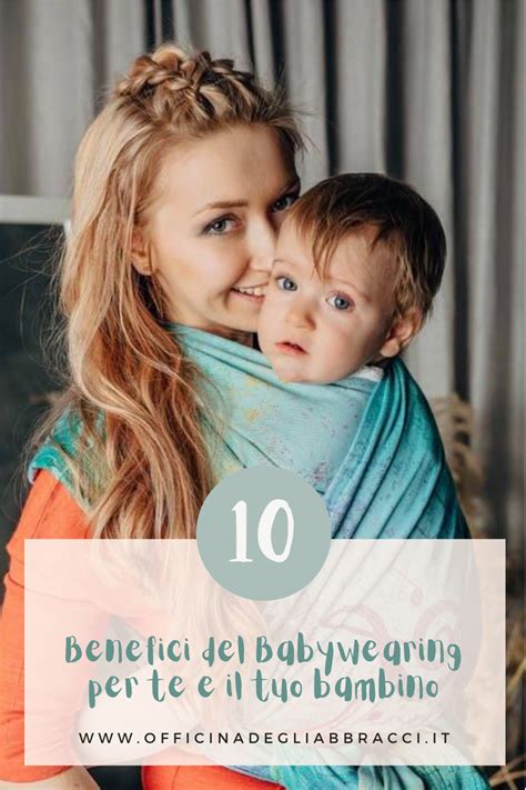 Infografica benefici babywearing