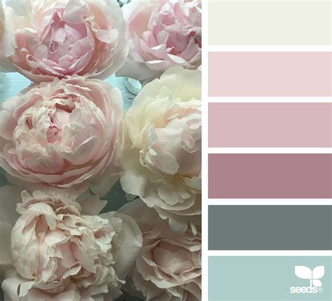 Palette colori pastello shabby chic