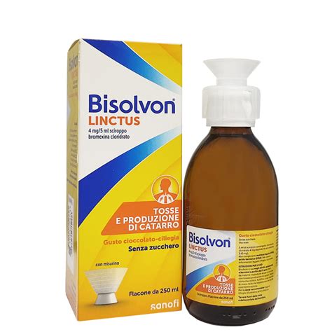 Flacone di Bisolvon sciroppo