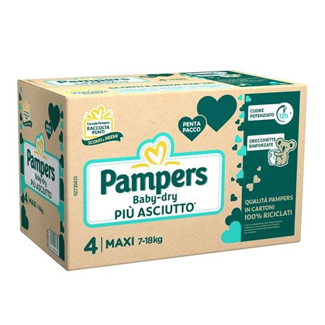 Confronto visivo tra diverse linee di pannolini Pampers