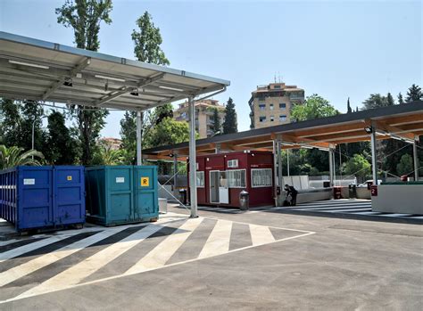 infografica sui centri di raccolta di Fiumelato e Aquino