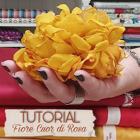 Tutorial fiore decorativo in stoffa
