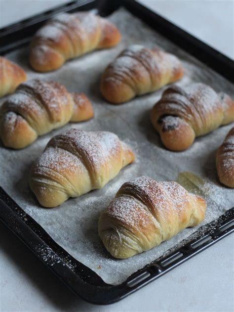 Croissants appena sfornati