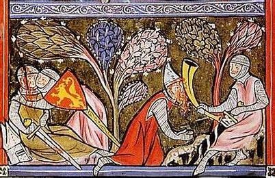 Illustrazione della morte di Orlando a Roncisvalle