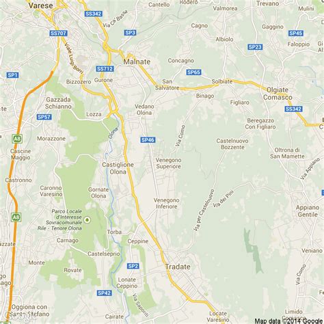 Vista panoramica di Venegono Superiore