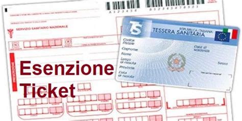Grafico semplificato delle categorie di esenzione ticket