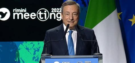 Mario Draghi al Meeting di Rimini