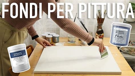 Preparazione tessuto per pittura