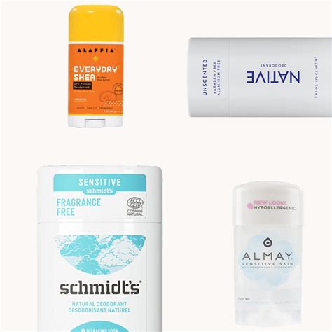 Diagram illustrating the benefits of fragrance-free deodorants for sensitive skin