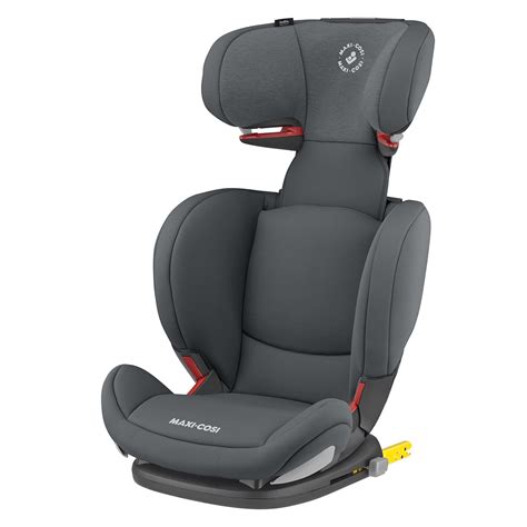 Visuale laterale e frontale del seggiolino Maxi-Cosi RodiFix AirProtect che mostra il design ergonomico