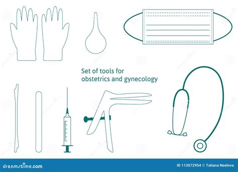 Illustrazione degli strumenti diagnostici in ginecologia