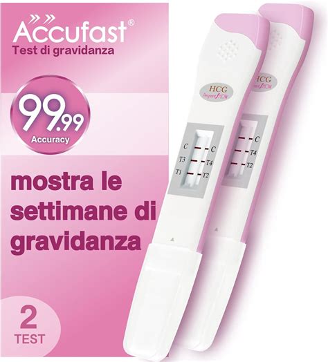 Test di gravidanza con indicatore HCG