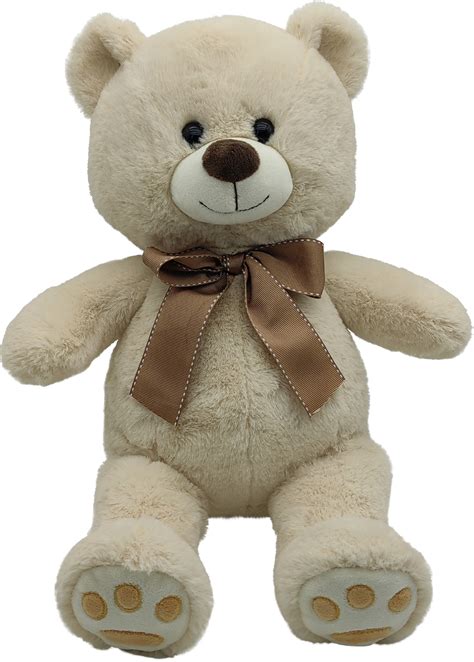 Pupazzo beige a forma di orsetto