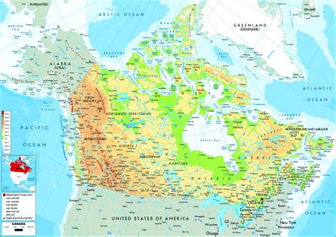 Mappa del Canada con evidenziate le principali città con cliniche di fertilità