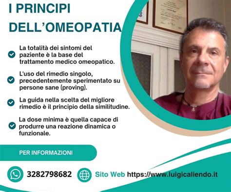 Principi dell'omeopatia