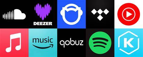 Loghi dei servizi di streaming con simbolo dell'aumento di prezzo