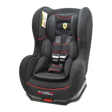 Seggiolino auto Ferrari Cosmo con dettagli in stile racing