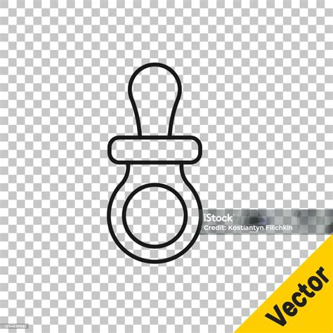 Illustrazione stilizzata di un manichino (dummy) e un ciuccio