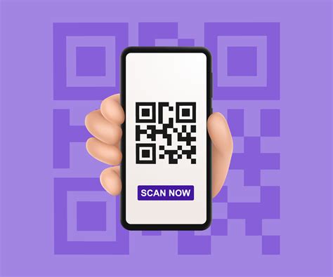 Graphic of a smartphone displaying a QR code, with text 