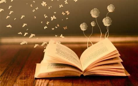 Libro aperto con frasi popolari