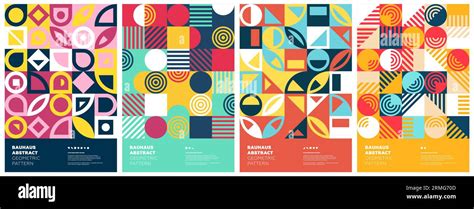 Collage fotografico di forme geometriche sulla parete