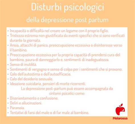 Diagramma che illustra i principali fattori di rischio per la depressione post-partum