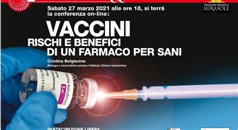 Infografica: Benefici dei vaccini vs Rischi