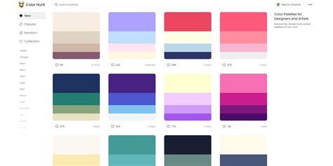 Palette di colori vibranti con pennelli
